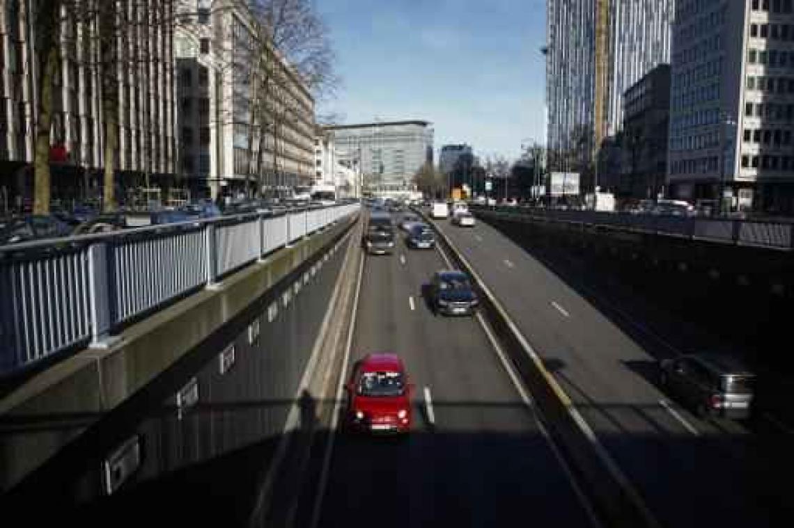 Verkeershinder op kleine ring in Brussel