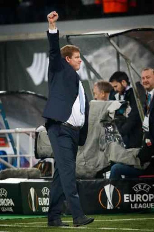 Europa League - Hein Vanhaezebrouck zag AA Gent met lef spelen