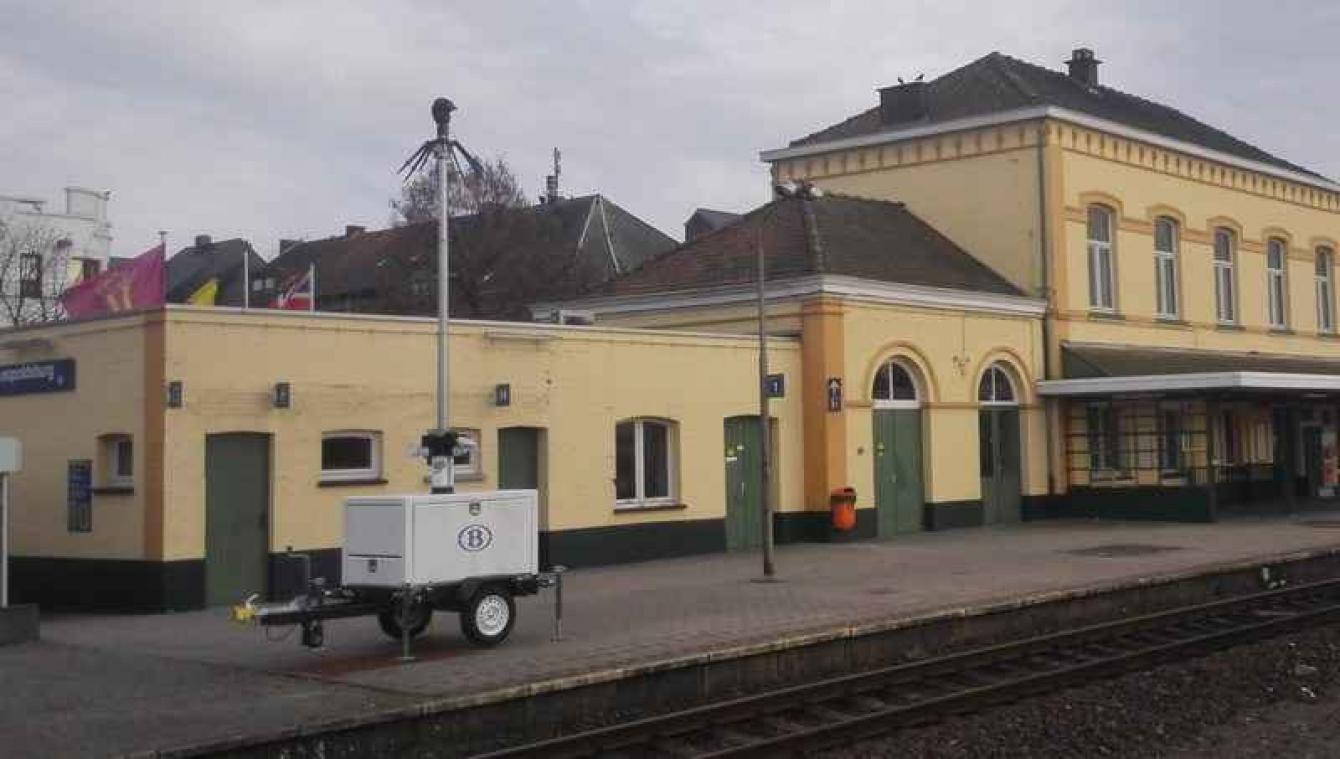 NMBS test dynamische bewakingscamera uit