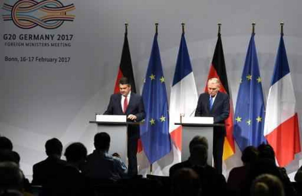 Duitsland en Frankrijk vragen Rusland om "constructieve rol" te spelen in Syrië