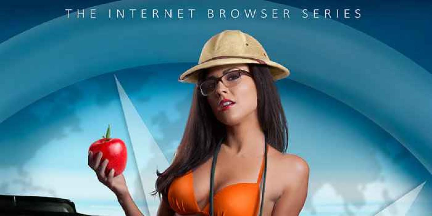 Modellen stellen internetbrowsers voor