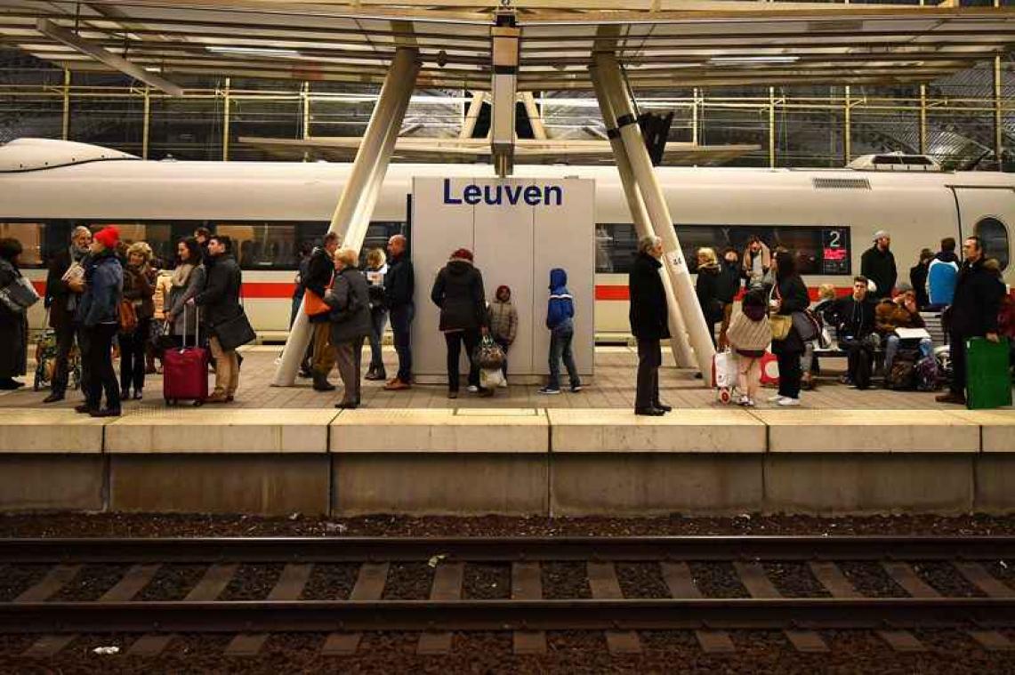 Bergingswerken na treinongeval Leuven worden grote klus