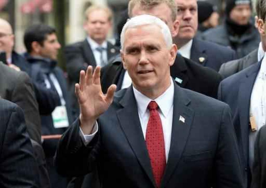 Premier Michel ontvangt Amerikaanse vicepresident Mike Pence