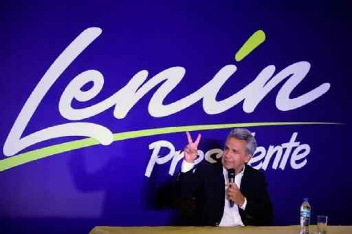 Moreno winnaar van eerste ronde Ecuadoraanse presidentsverkiezingen