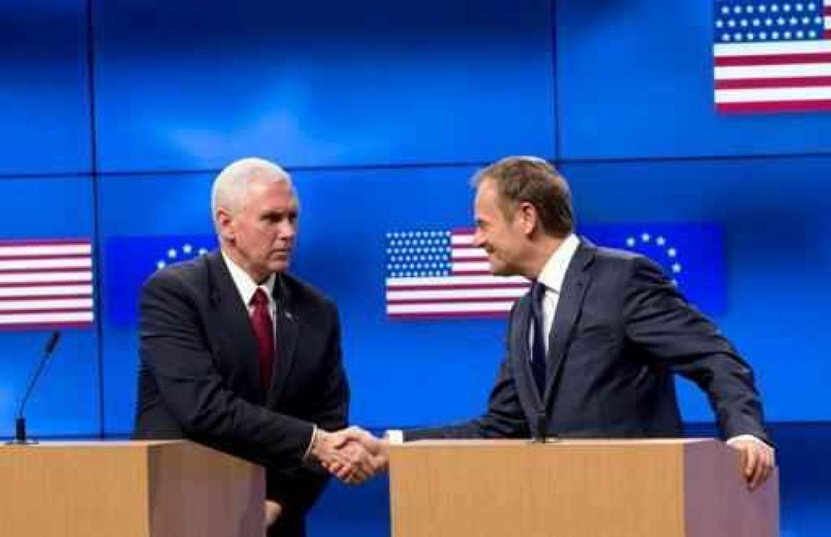 Mike Pence: "Amerikaanse engagement met Europese Unie is onwrikbaar"