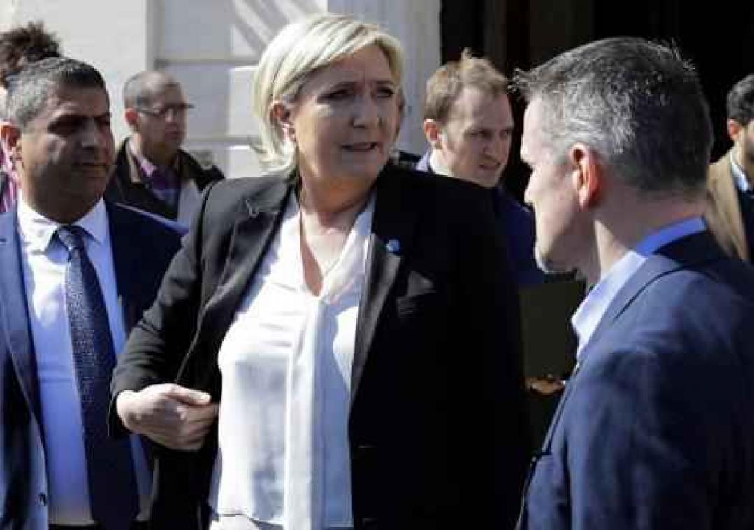 Gerechtelijke politie verhoort twee medewerkers van Marine Le Pen