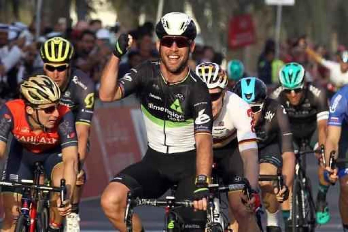 Mark Cavendish haalt zijn gram in Ronde van Abu Dhabi