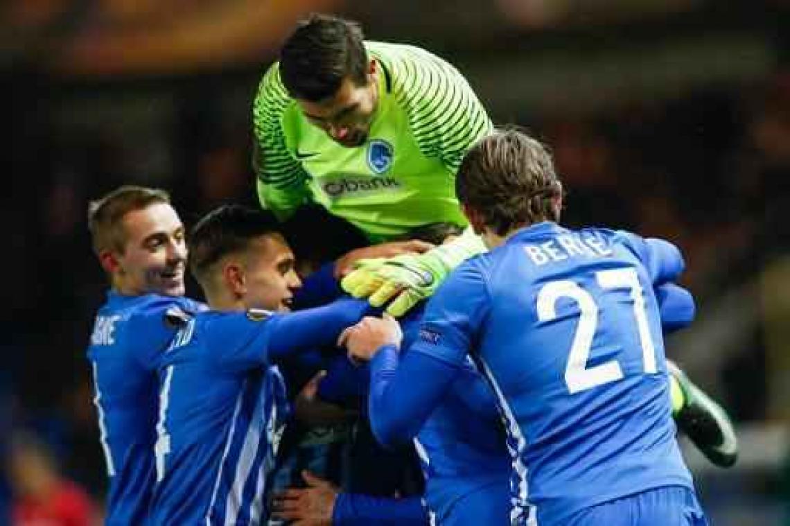 Europa League - Racing Genk schrijft geschiedenis met kwalificatie voor achtste finales