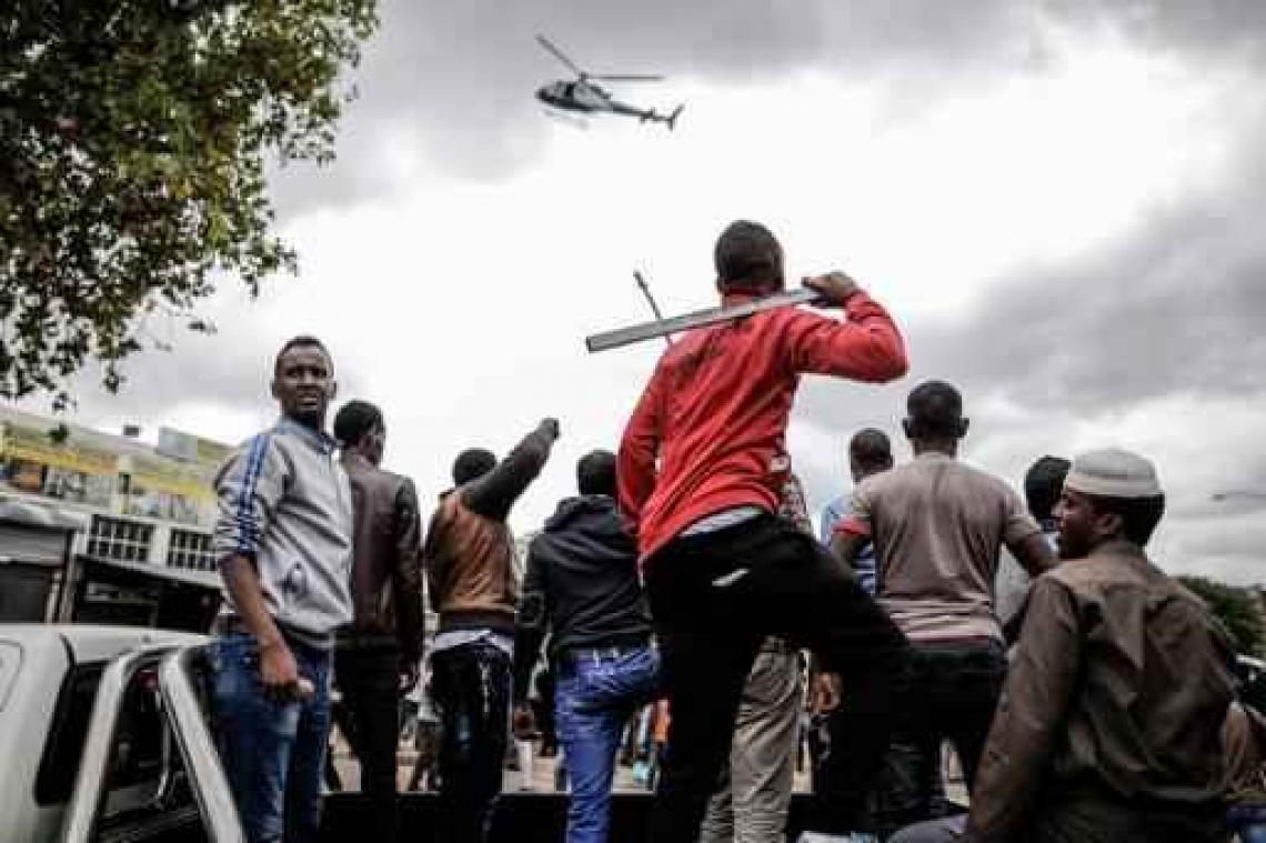 Zuid-Afrikaanse politie drijft anti-immigratiebetogers uiteen