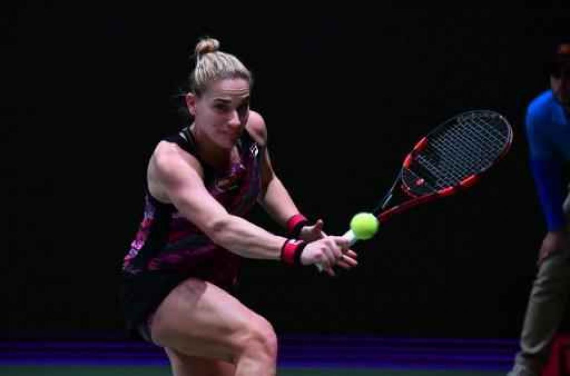 Topreekshoofd Timea Babos zegeviert voor eigen publiek