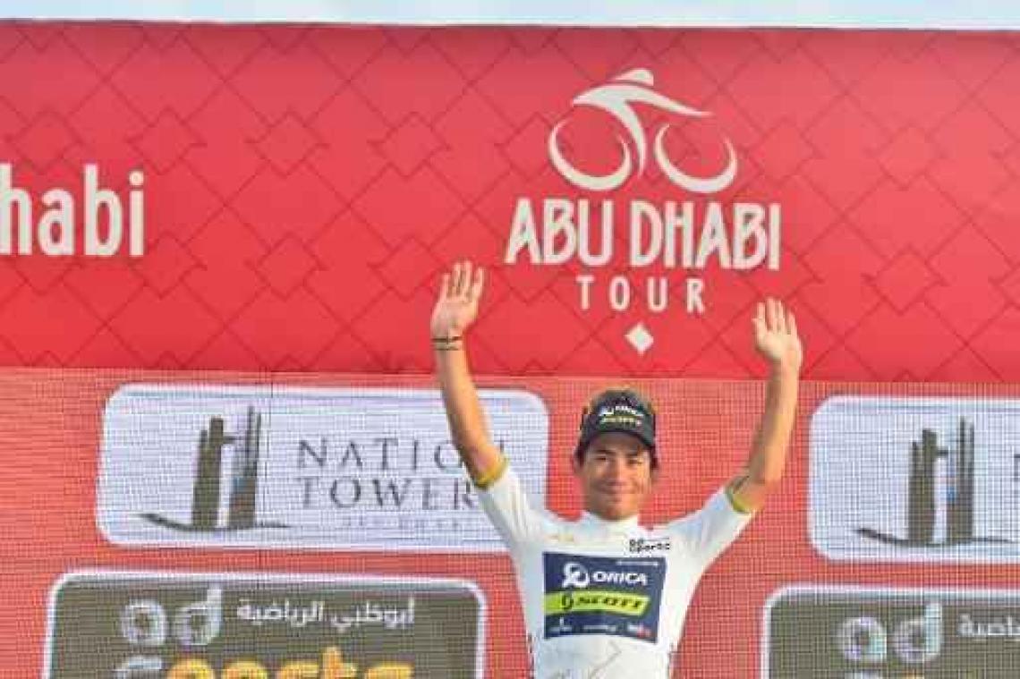 Ronde van Abu Dhabi - Rui Costa pakt eindzege, Ewan wint slotrit op kletsnat F1-circuit