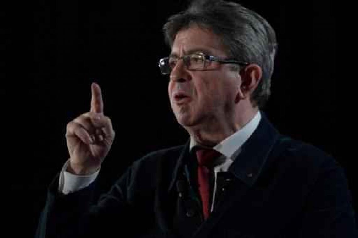 Presidentsverkiezing Frankrijk - Jean-Luc Mélenchon niet van plan uit verkiezingsrace te stappen