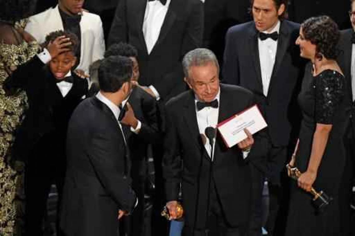 Oscars - "Moonlight", en niet "La La Land", wint Oscar voor beste film