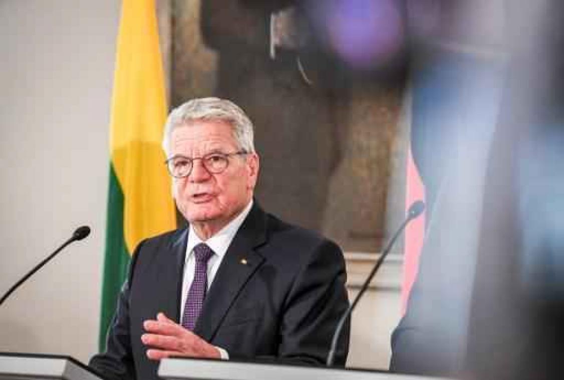 Duitse president veroordeelt "aanval op de persvrijheid" in Turkije