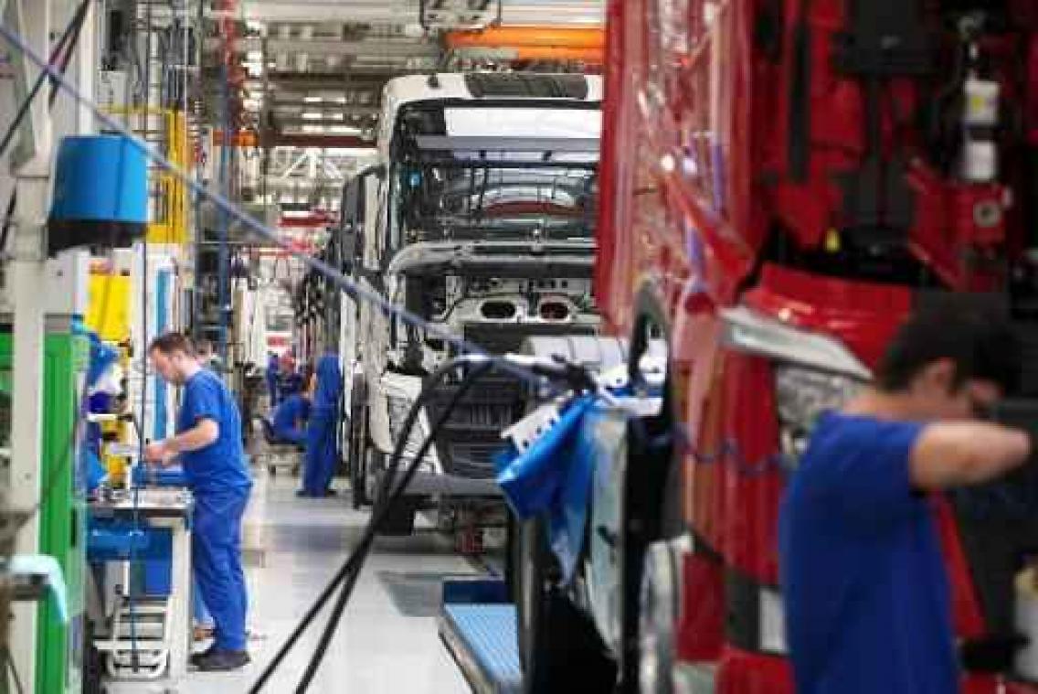 Werkonderbreking bij Volvo Trucks in Gent