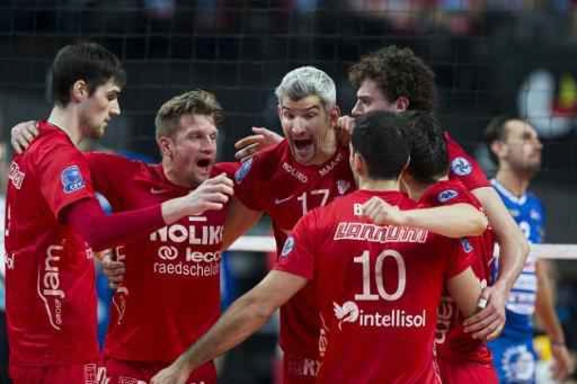 Champions League volley (m) - Maaseik sluit Champions League af met nipte nederlaag tegen Moskou
