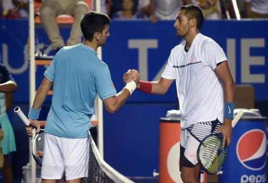 Kyrgios stuurt Djokovic naar huis
