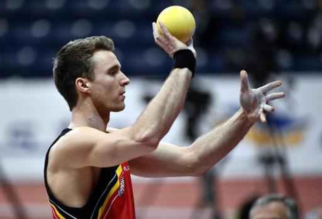 EK atletiek indoor - Niels Pittomvils is gematigd tevreden na eerste dag van zevenkamp