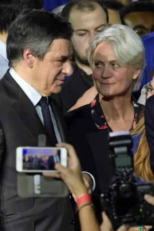 Franse presidentsverkiezingen - Penelope Fillon heeft echtgenoot aangeraden om "tot het einde door te gaan"