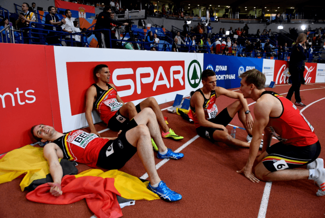 Belgian Tornados sluiten EK atletiek af met zilver
