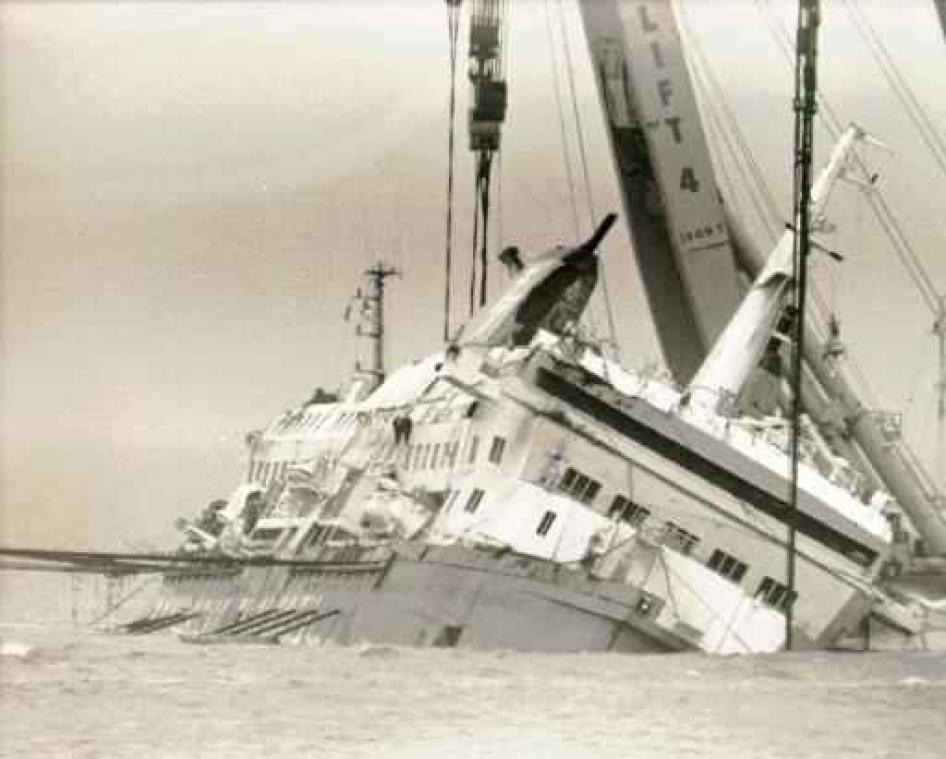 Ramp Herald of Free Entreprise te land en ter zee herdacht