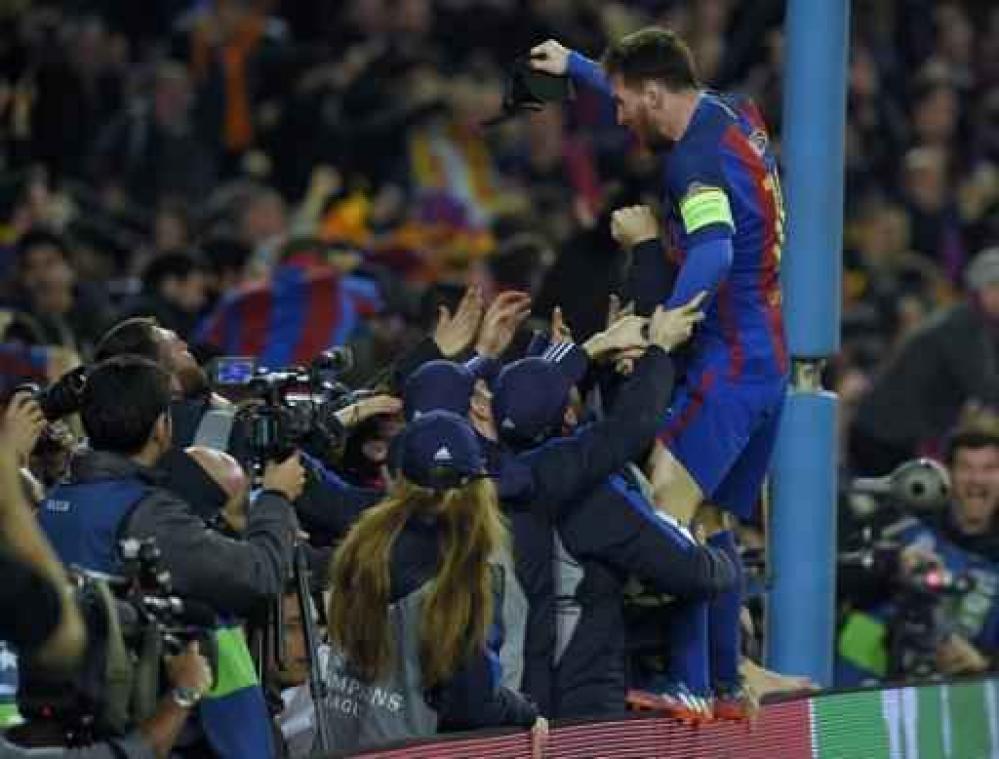 Champions League - Barcelona zorgt voor mirakel: 6-1 winst tegen PSG en kwalificatie voor kwartfinales
