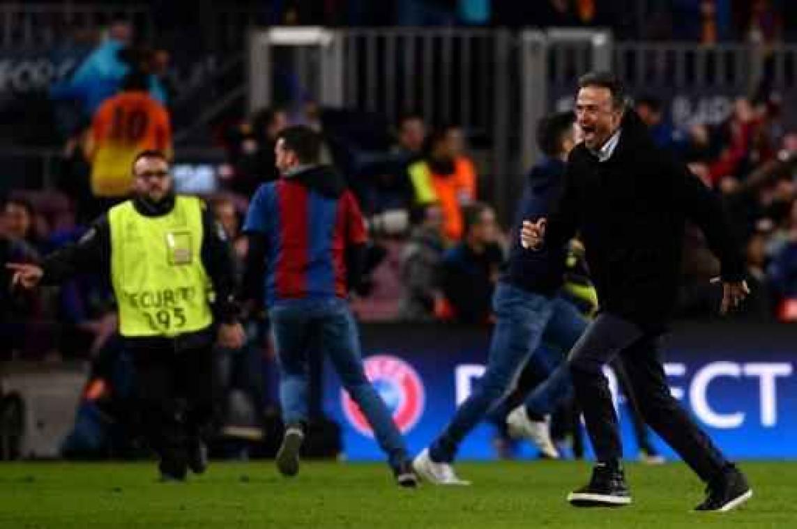 Champions League - Barcelona-coach Luis Enrique: "We bleven geloven"