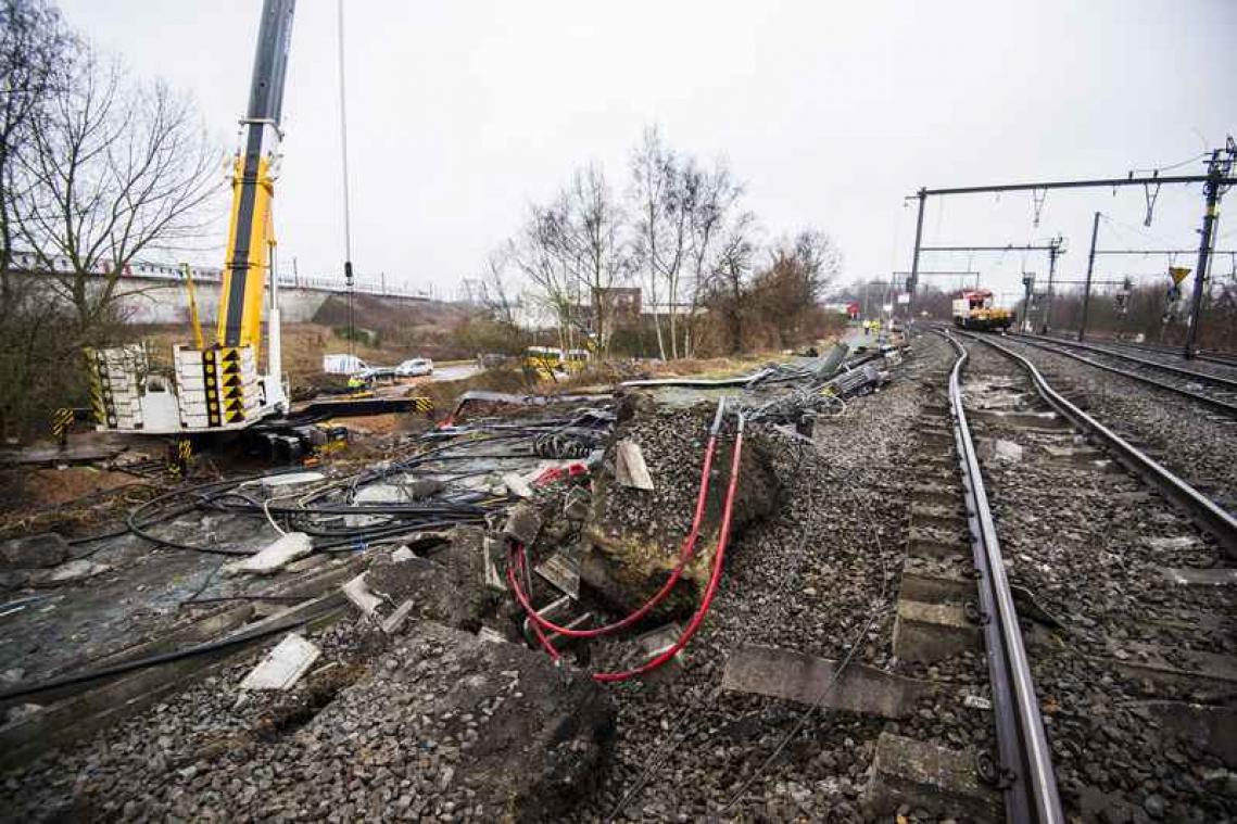 Ontspoorde trein reed veel te snel