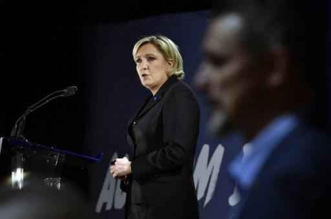 Marine Le Pen springt over eerste horde voor presidentsverkiezing