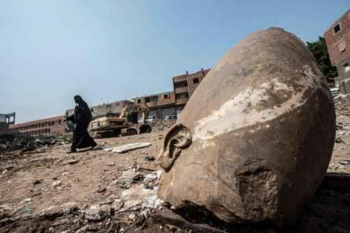 Archeologen ontdekken beeld van Ramses II in Cairo
