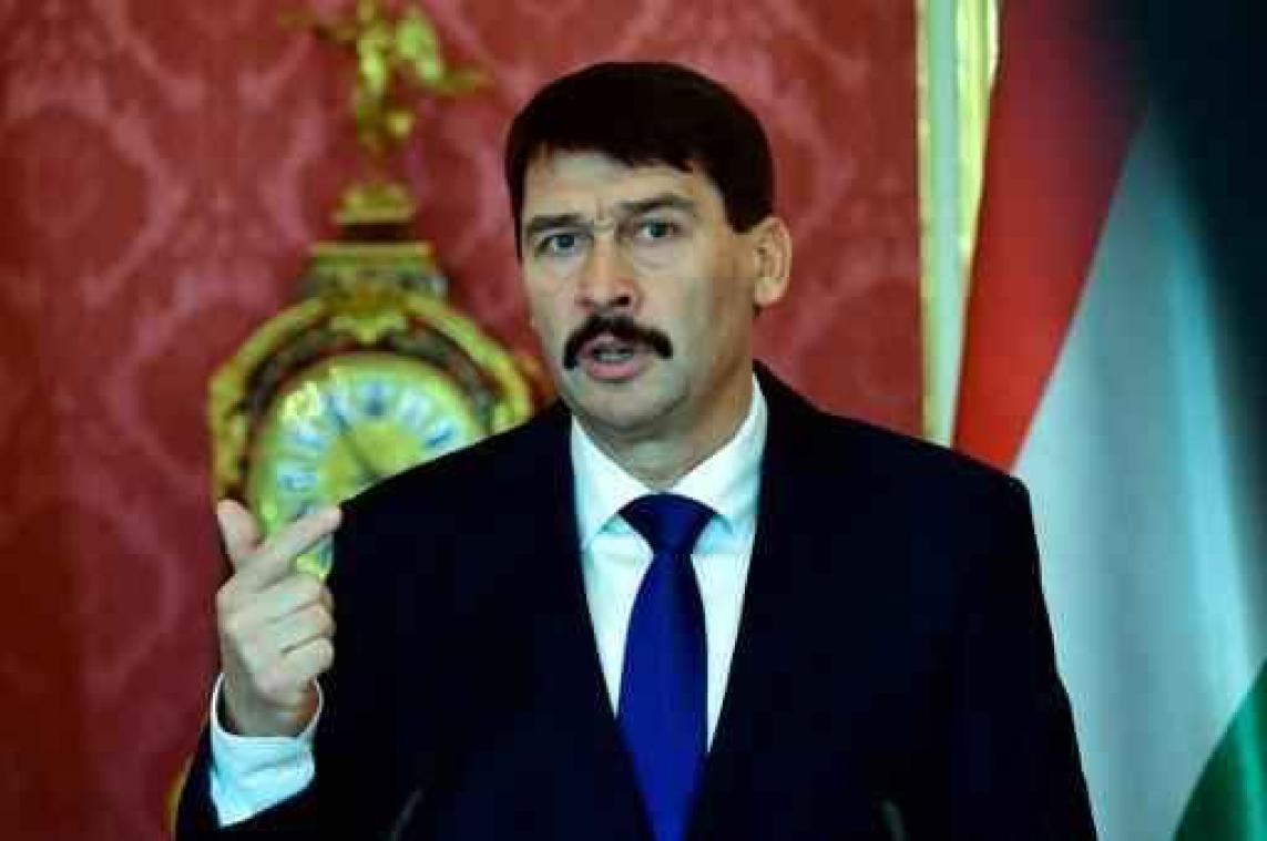 Hongaarse president Janos Ader herverkozen voor tweede termijn