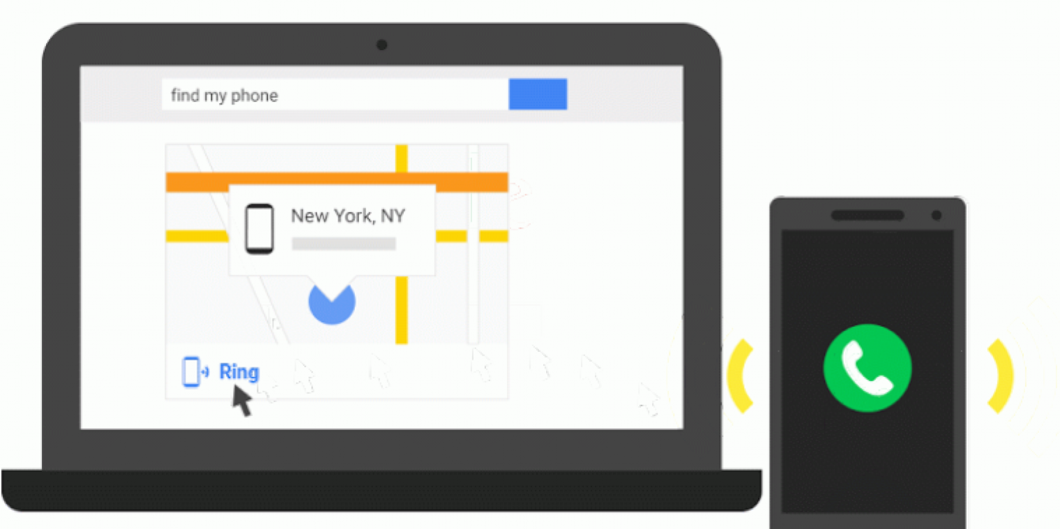 Je kan nu je smartphone vinden via Google