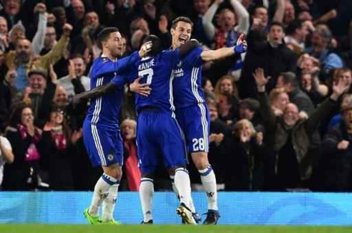 Belgen in het buitenland - Hazard, Courtois en Batshuayi met Chelsea naar halve finales FA Cup