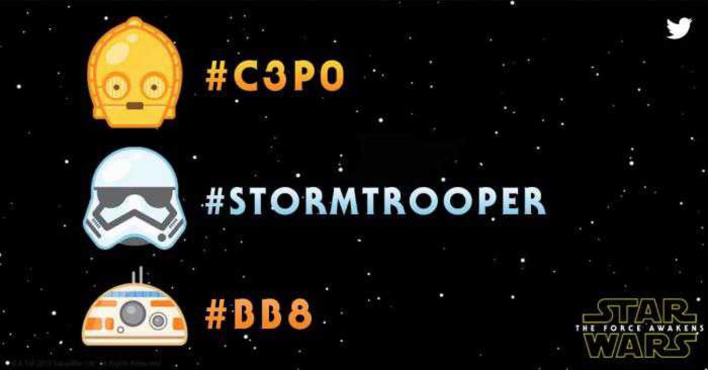 Twitter creëerde samen met Disney en LucasFilm exclusieve Star Wars-emoji's