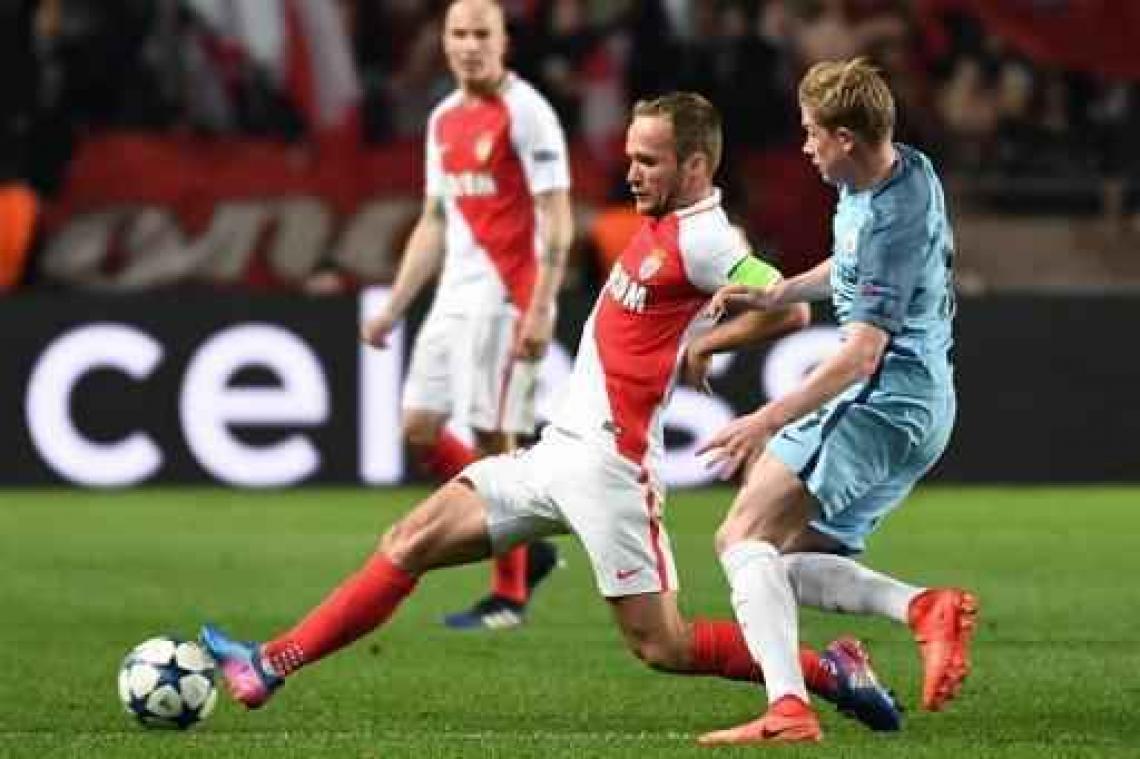 Champions League - Monaco knikkert Manchester City en Kevin De Bruyne uit kampioenenbal