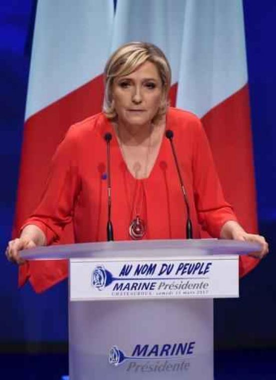 Le Pen: "Niet ontgoocheld over verkiezingsresultaat"