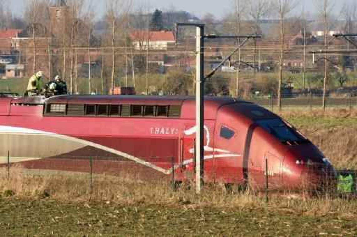 Thalys ontruimd in Brussel-Zuid wegens verdacht pakket