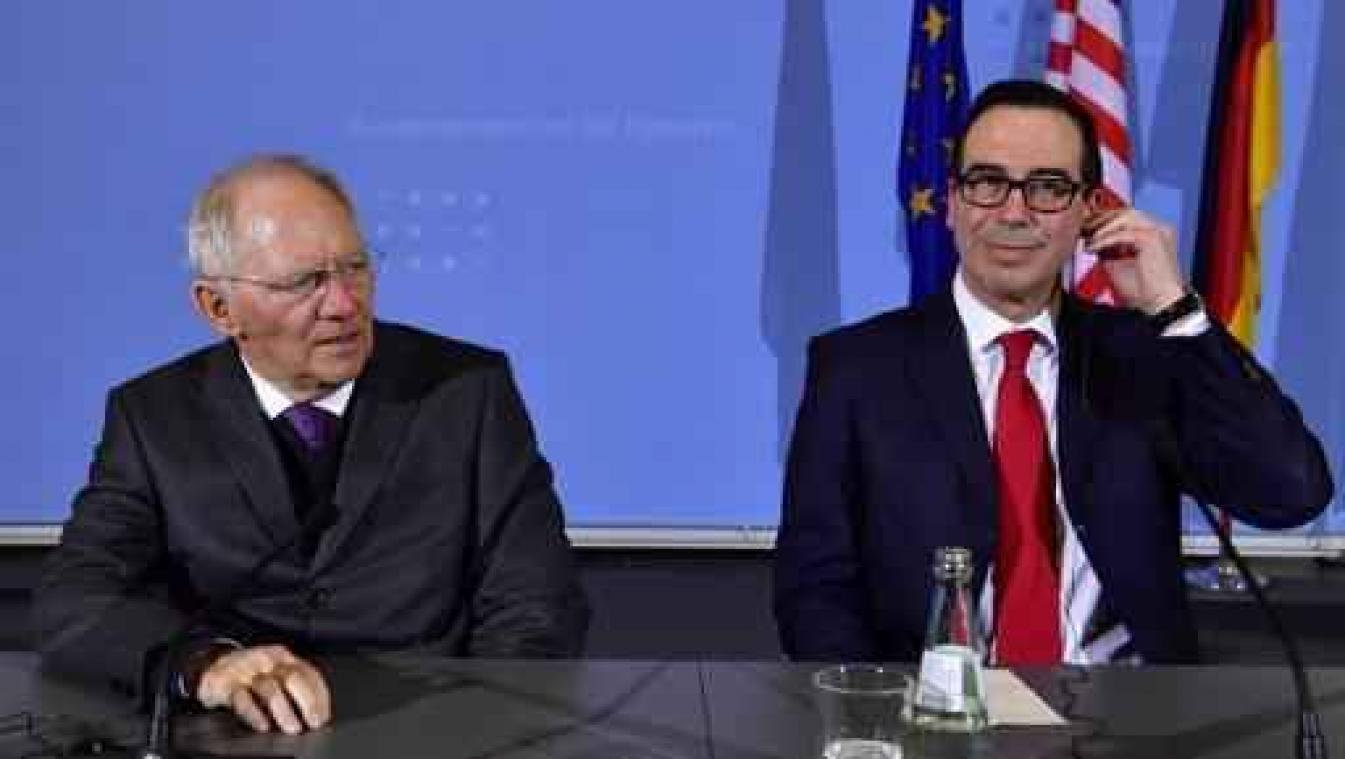 VS willen geen "handelsoorlogen", stelt Mnuchin gerust