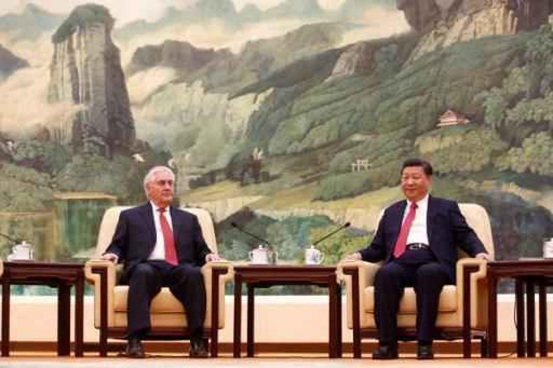 Tillerson sluit rondreis in Azië af met ontmoeting Chinese president