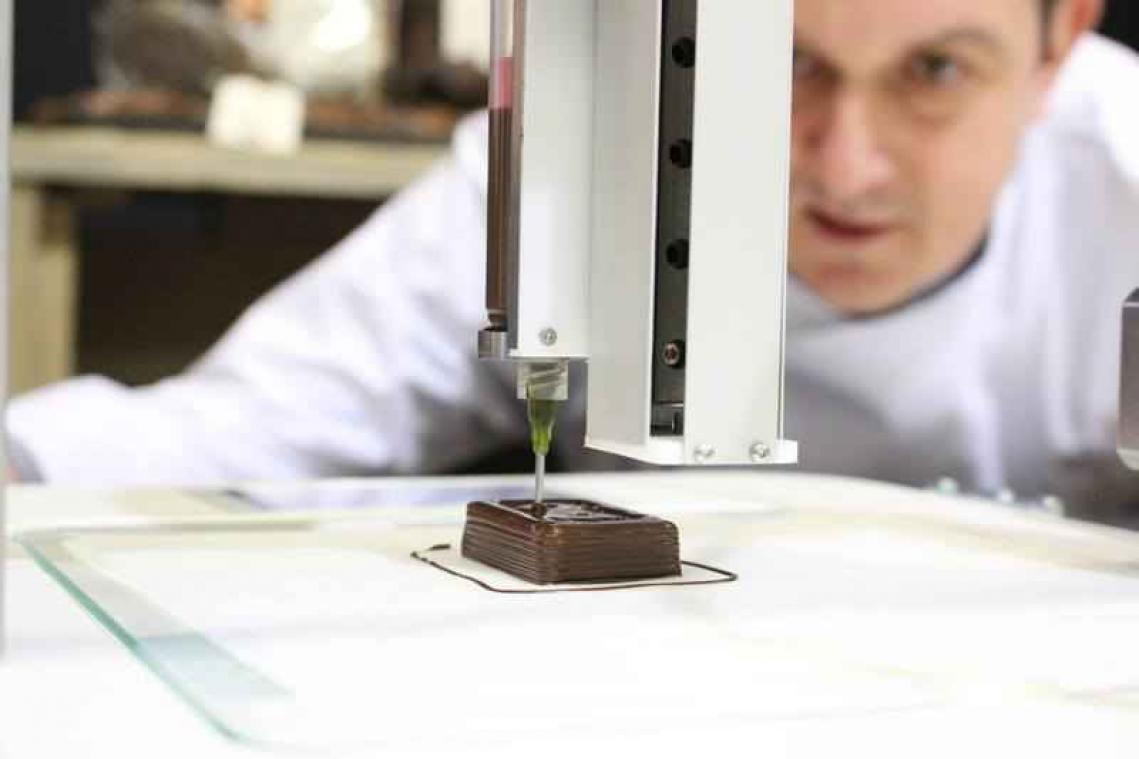 Callebaut leert leerlingen van bakkerijschool chocolade maken met 3D-printers