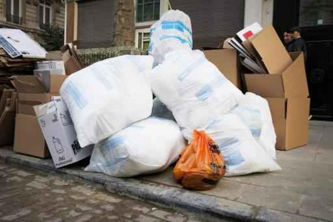 Vuilnisophaling in Brussel ook vandaag nog verstoord door staking