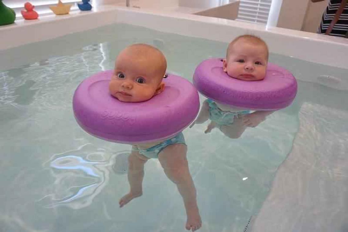 Spa voor baby's is schattigste wellness ter wereld