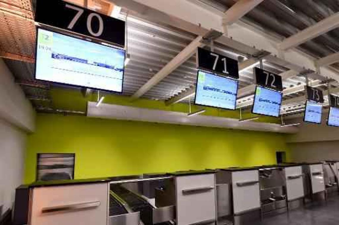 Sensibiliseringsactie van federale politie op luchthaven Charleroi