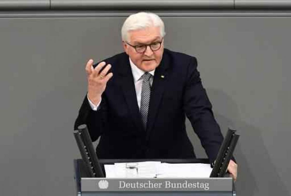 Nieuwe Duitse president Steinmeier bekritiseert Turkije in eerste toespraak