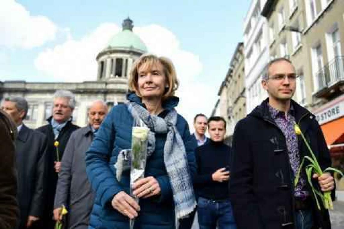 Interreligieuze stoet vanuit Molenbeek naar Beurs