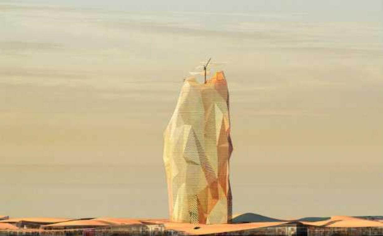 Verticale stad in de Sahara?