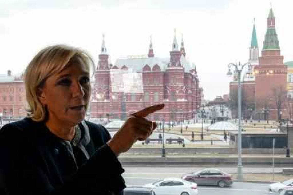 Voor Marine Le Pen vertegenwoordigt Poetin "nieuwe visie" op wereld
