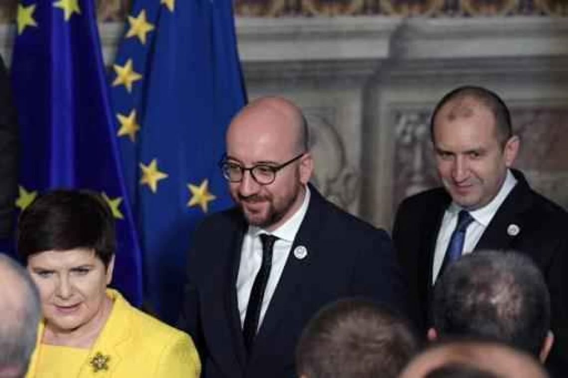 Europese leiders ondertekenen Verklaring van Rome