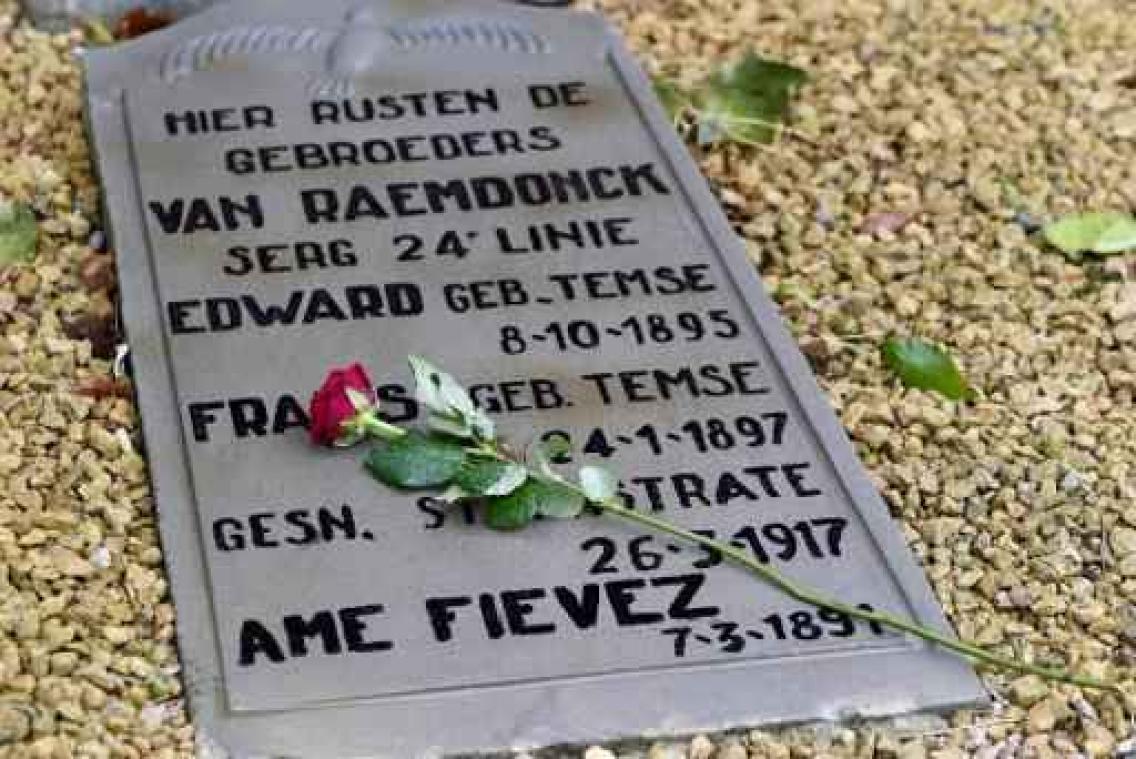 Gebroeders Van Raemdonck herdacht 100 jaar na overlijden