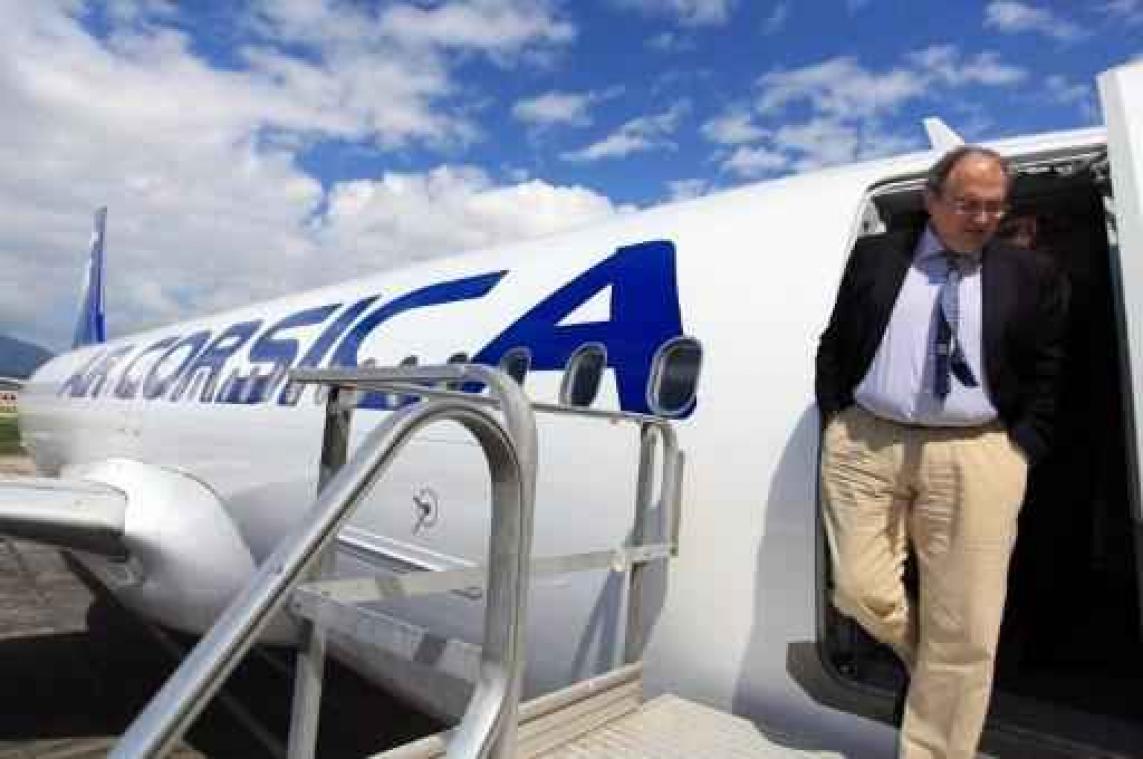 Vliegtuig Air Corsica voor eerste keer vertrokken vanop luchthaven Charleroi